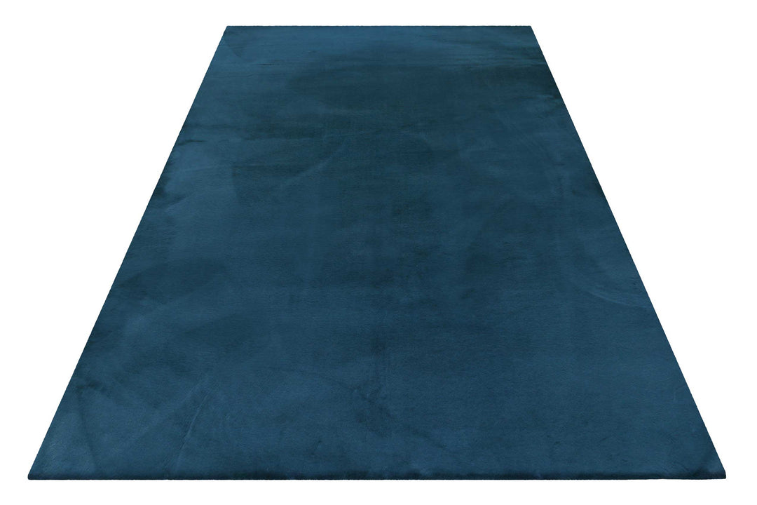 Alice Teppich petrol Hochflor rechteckig