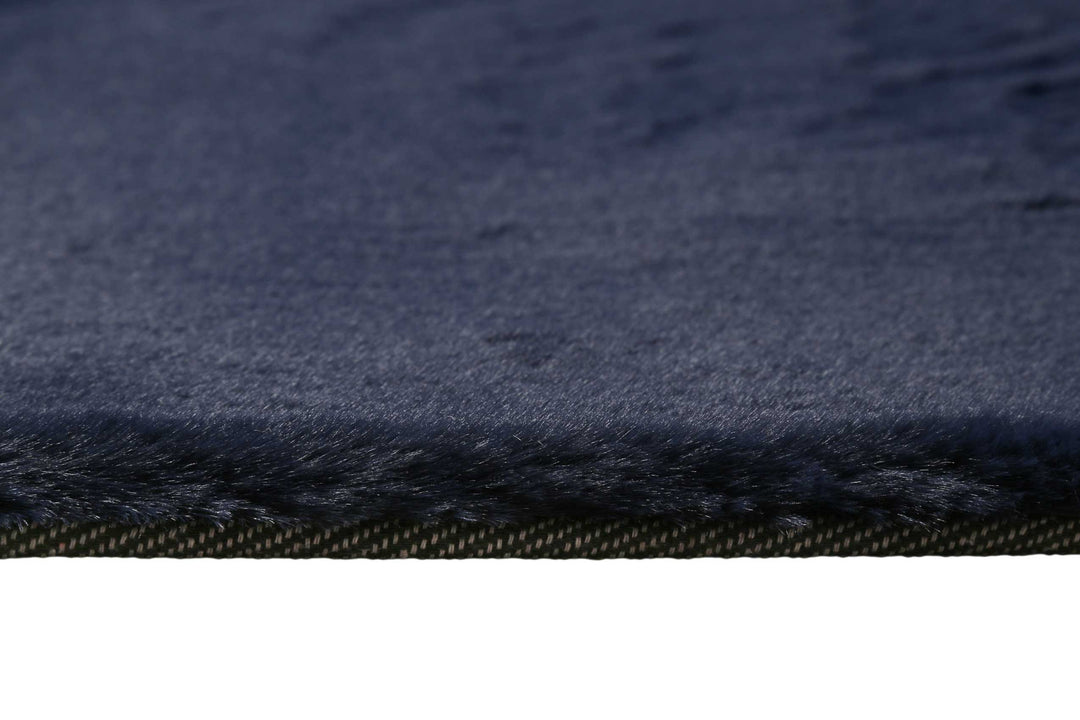 Alice Teppich dunkelblau Hochflor rechteckig