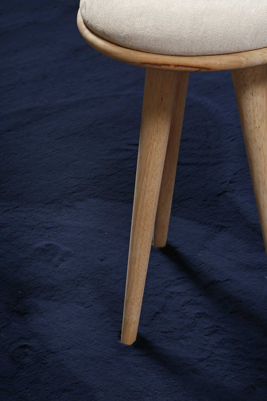 Alice Teppich dunkelblau Hochflor rechteckig