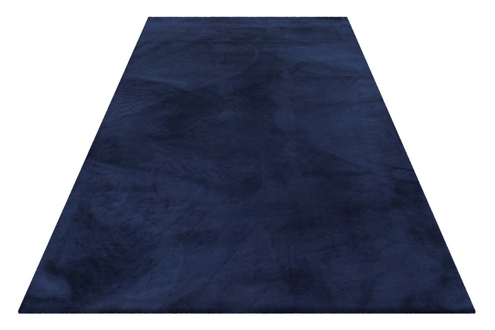 Alice Teppich dunkelblau Hochflor rechteckig