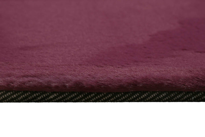 Alice Teppich violett Hochflor rechteckig