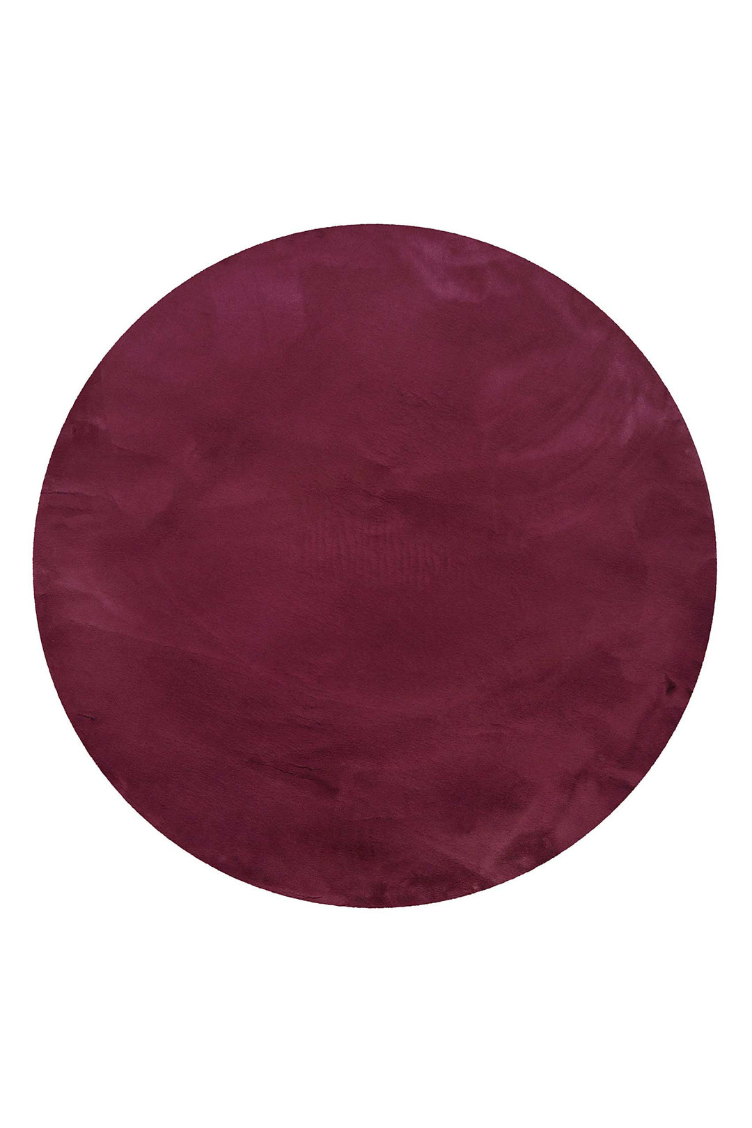Alice Teppich violett Hochflor rund