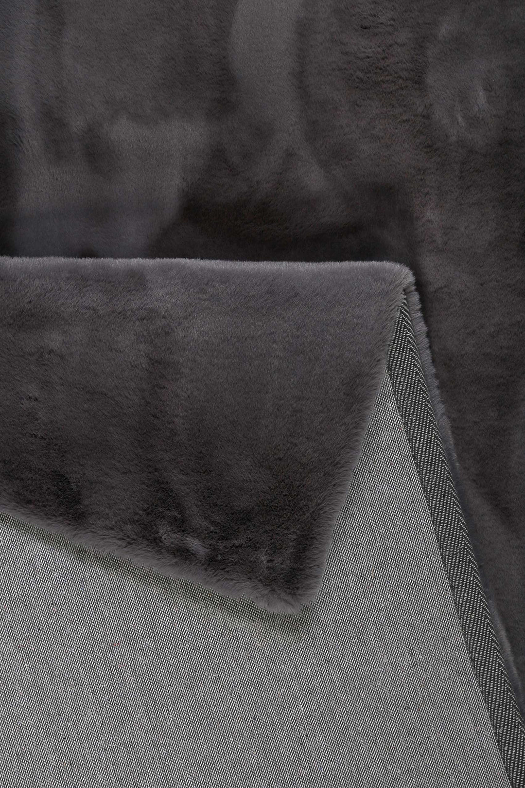 Alice Teppich anthrazit Hochflor rechteckig