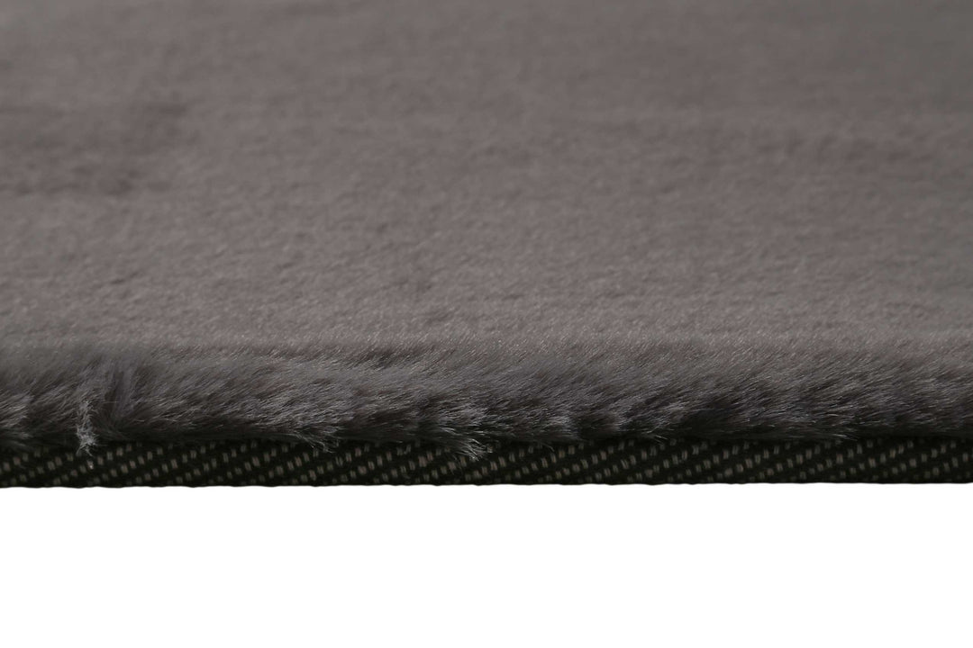 Alice Teppich anthrazit Hochflor rechteckig