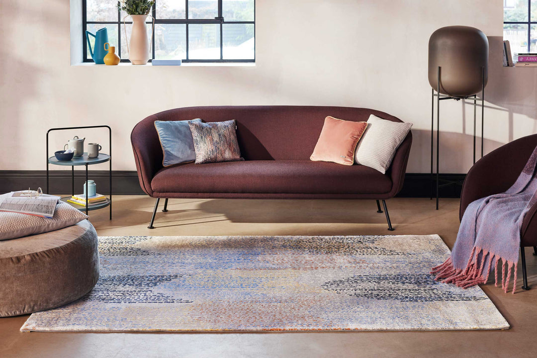 Antonia Teppich bunt Kurzflor rechteckig