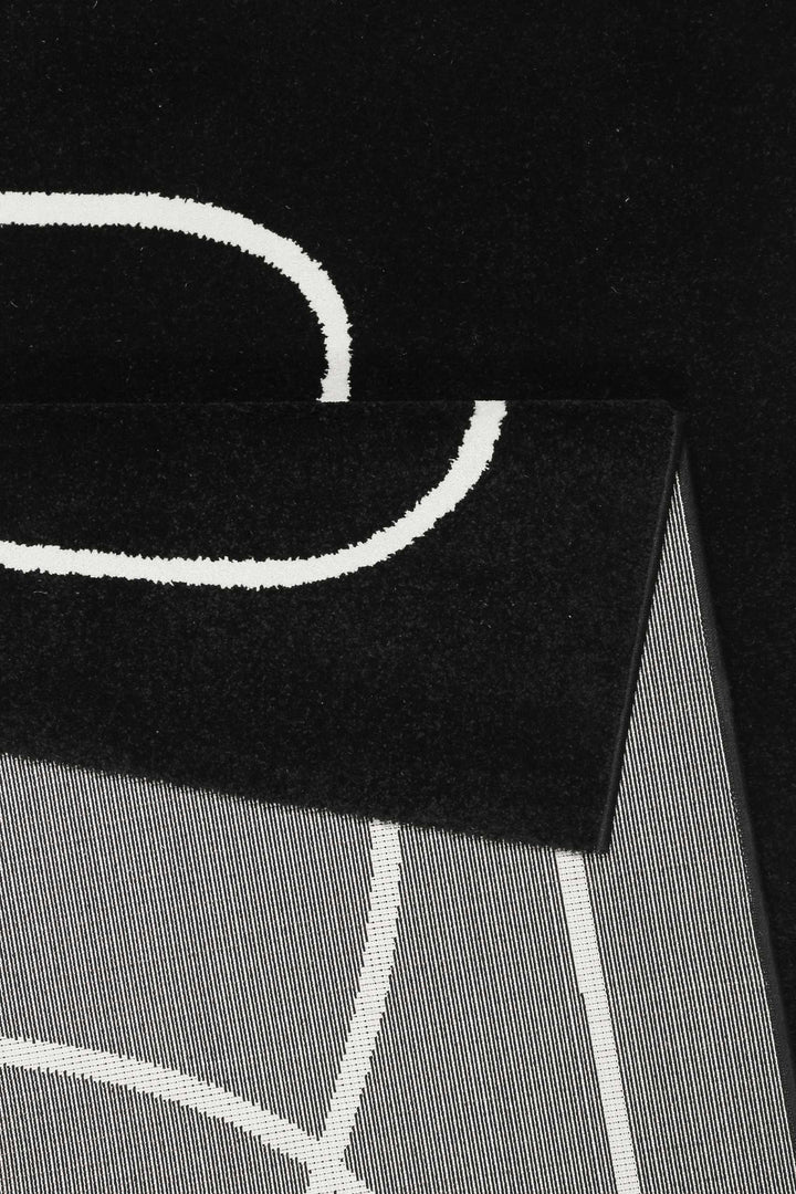 Artist Teppich schwarz Kurzflor rechteckig