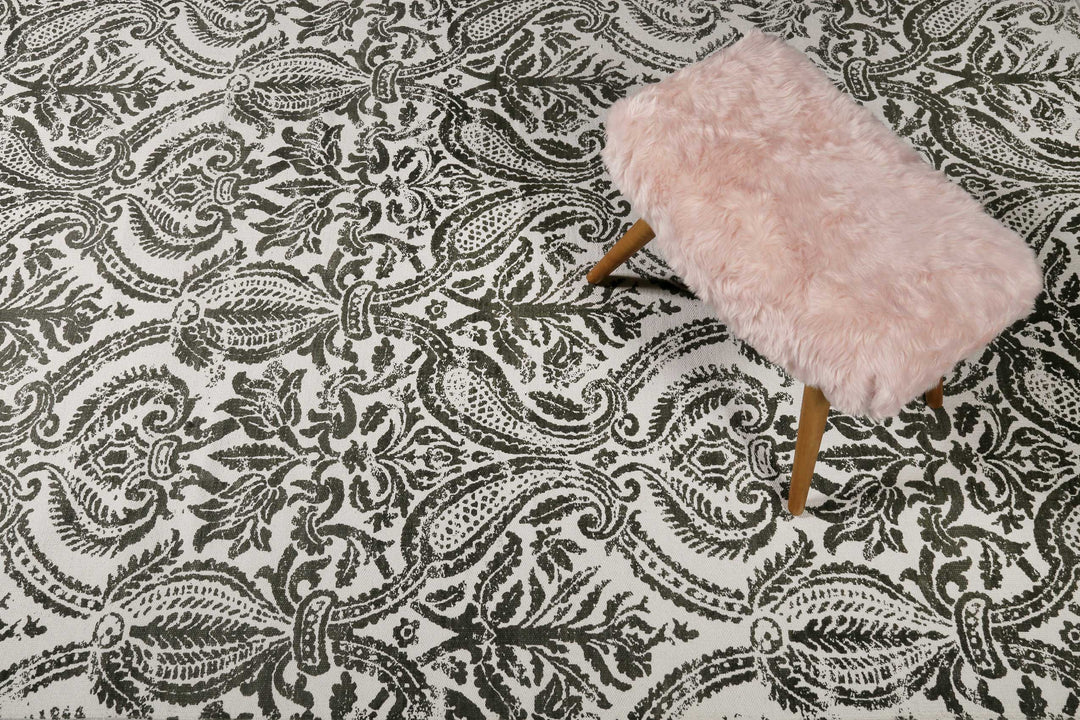 Oria Teppich rot Kurzflor rechteckig