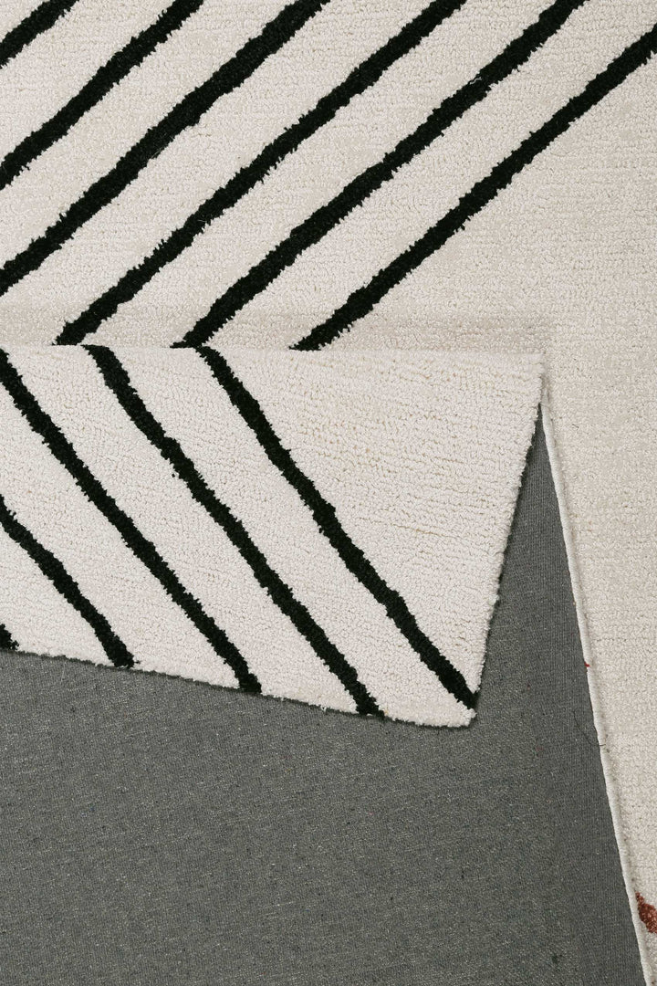 Bass Teppich beige Kurzflor rechteckig