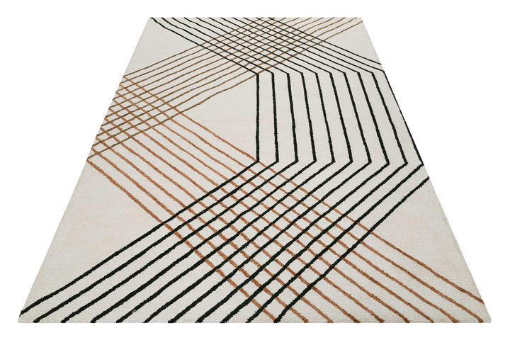 Bass Teppich beige Kurzflor rechteckig