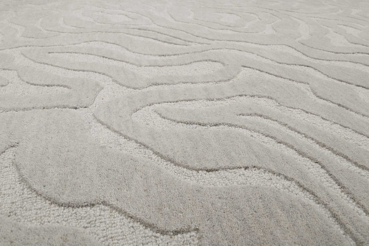 Bay Edition Teppich grau Kurzflor rechteckig