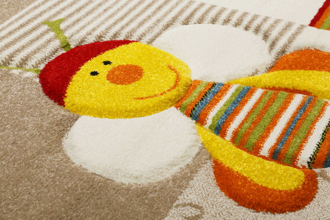 Bee 2.0 Teppich multicolor Kurzflor rechteckig