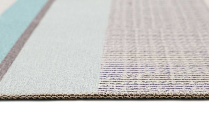 Ben Teppich beige Kurzflor rechteckig