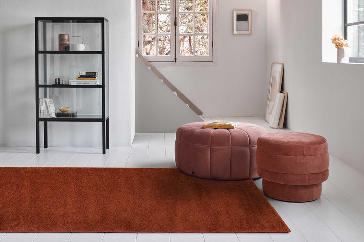 CALIFORNIA Teppich terracotta Kurzflor rechteckig