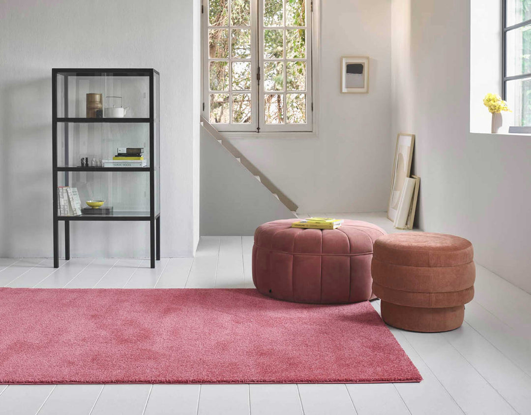 CALIFORNIA Teppich pink Kurzflor rechteckig