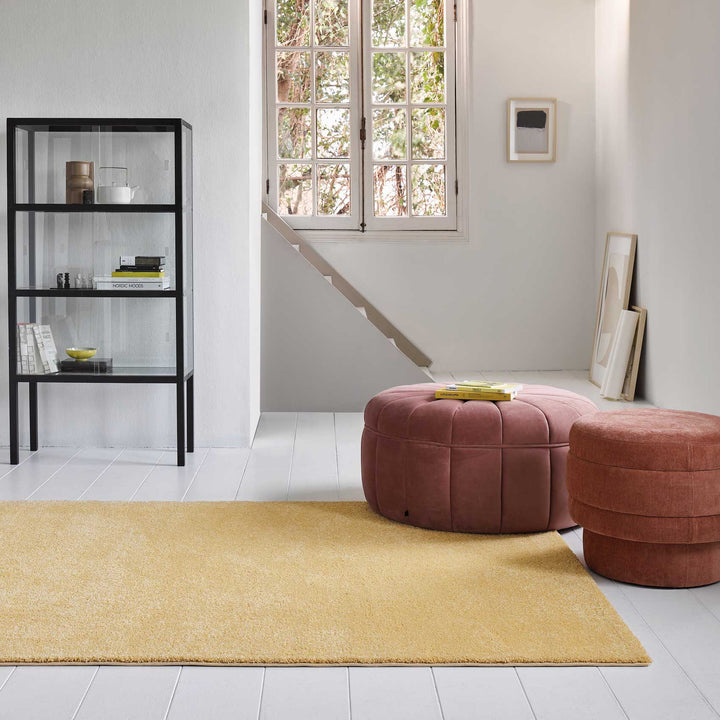 CALIFORNIA Teppich pfirsich Kurzflor rechteckig