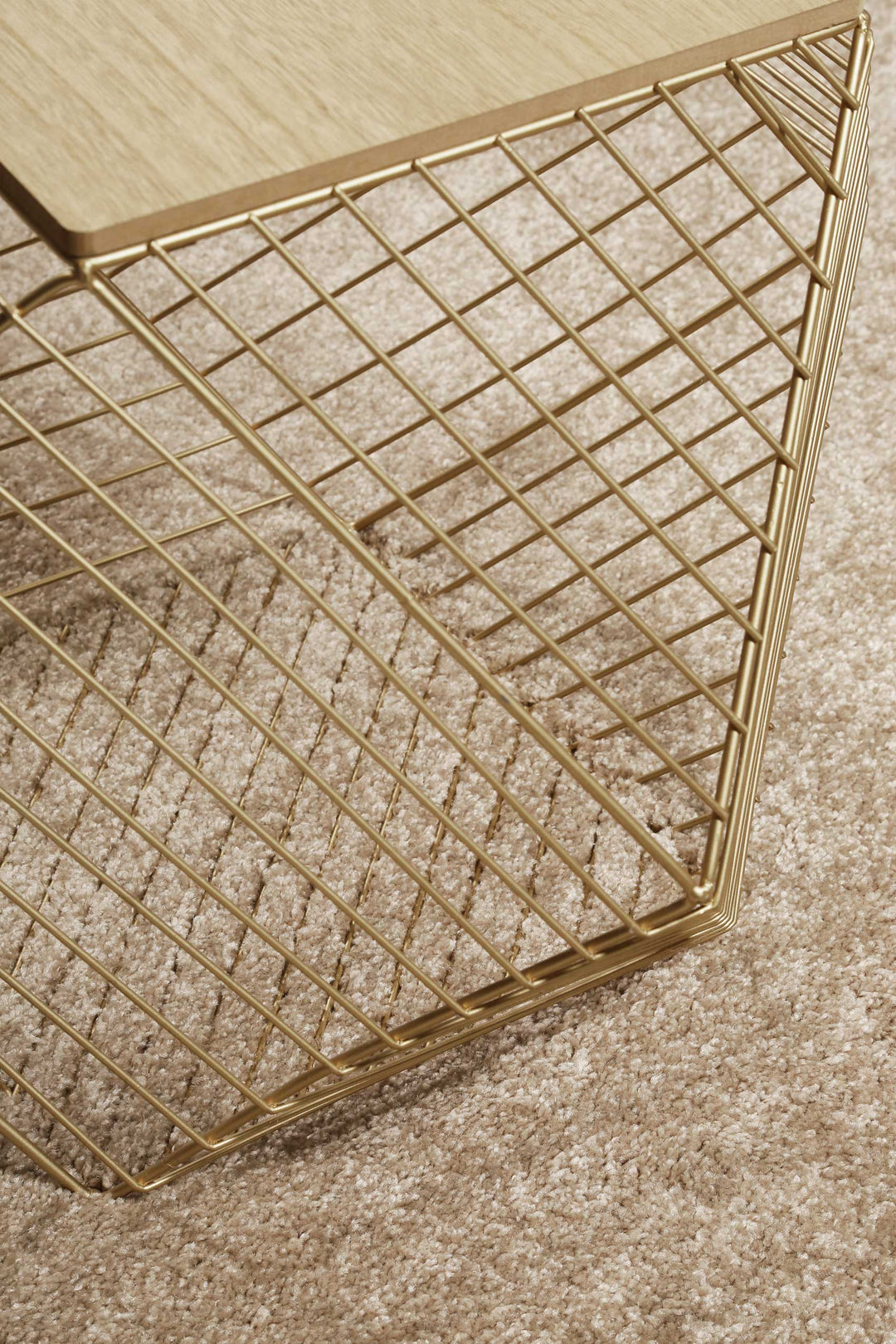 CALIFORNIA Teppich beige Kurzflor rechteckig