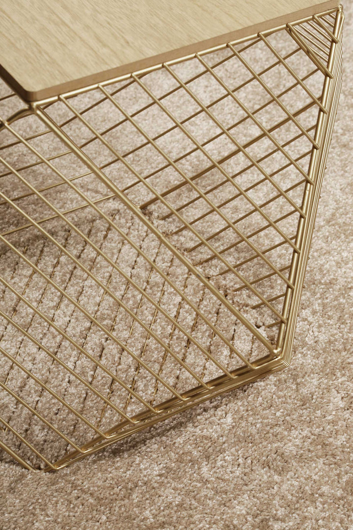 CALIFORNIA Teppich beige Kurzflor rechteckig