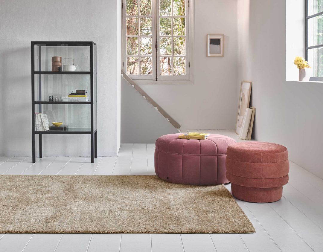 CALIFORNIA Teppich beige Kurzflor rechteckig