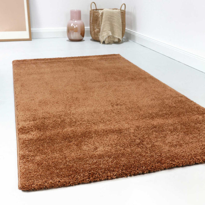 CALIFORNIA Teppich karamell Kurzflor rechteckig