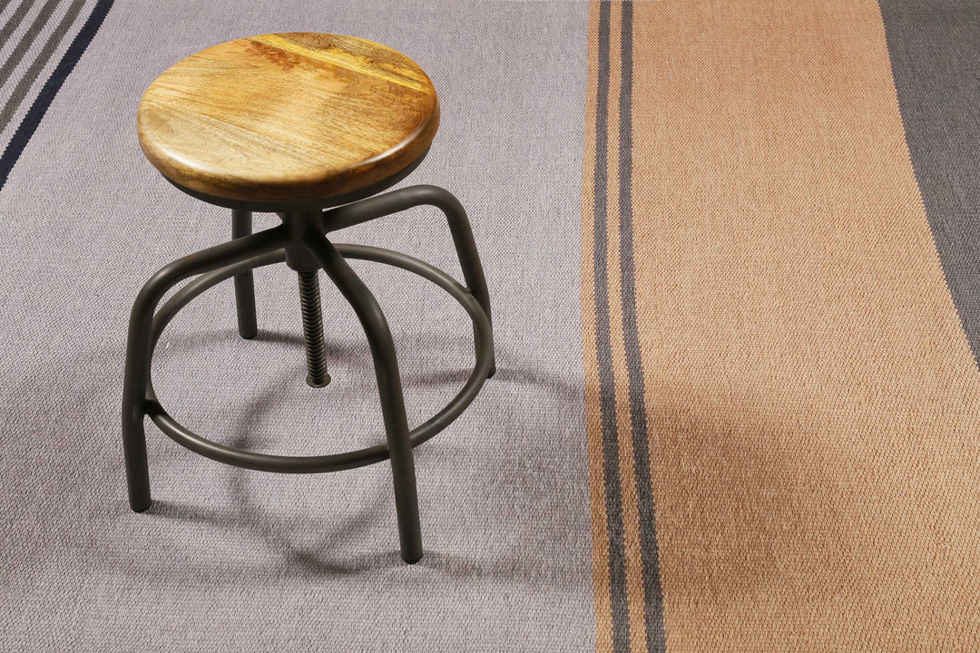 CAMPS BAY Teppich grau Kurzflor rechteckig