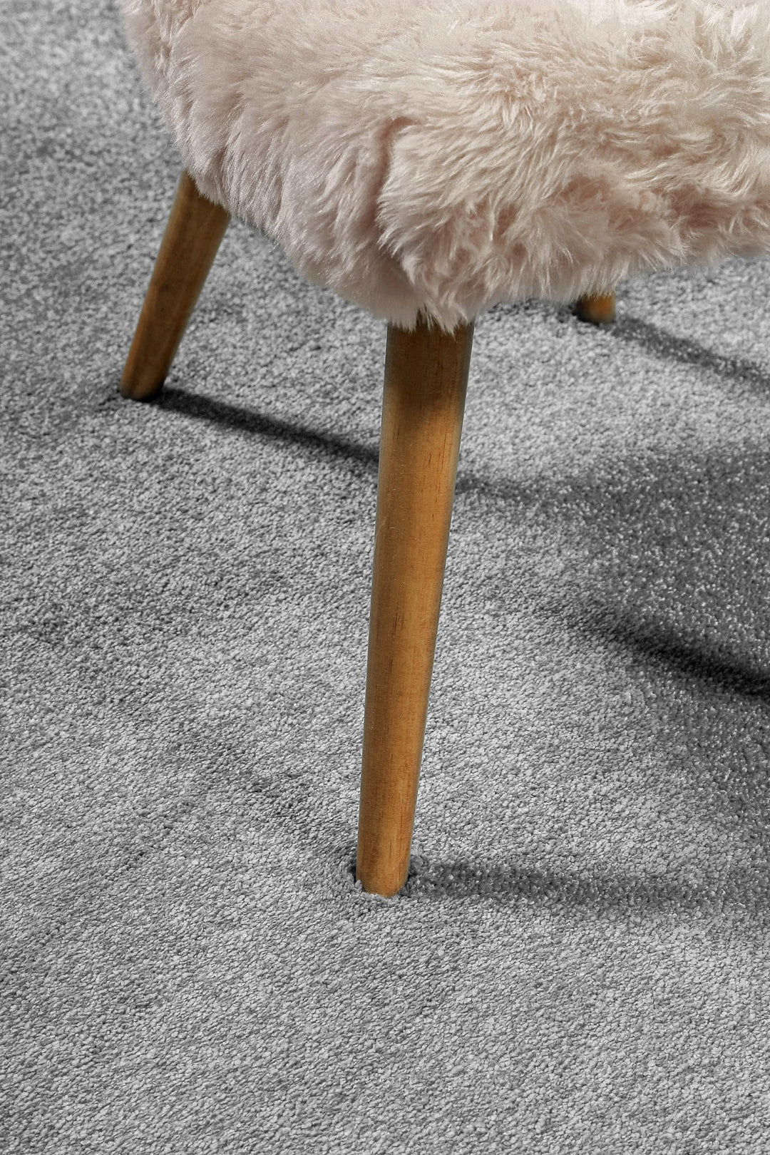 Esprit Teppich Grau Kurzflor soft und weich "Campus"