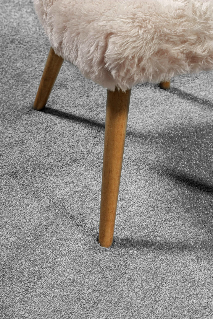 Esprit Teppich Grau Kurzflor soft und weich "Campus"