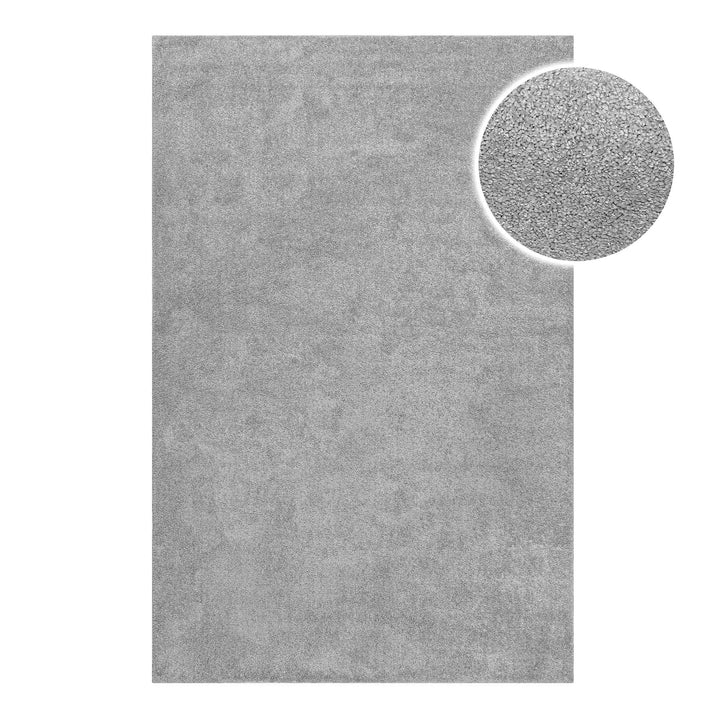 Esprit Teppich Grau Kurzflor soft und weich "Campus"