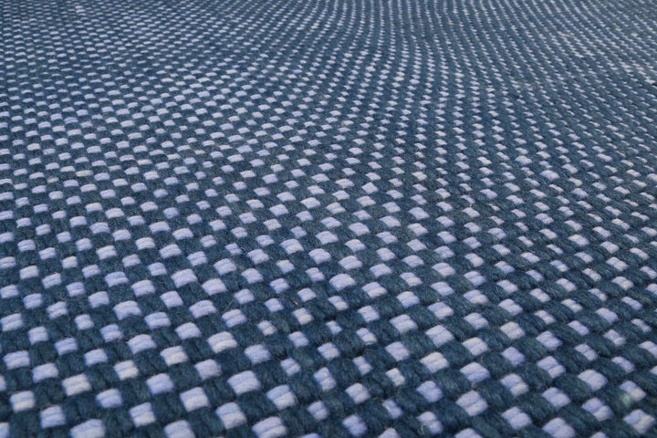 Casa Teppich blau Kurzflor rechteckig