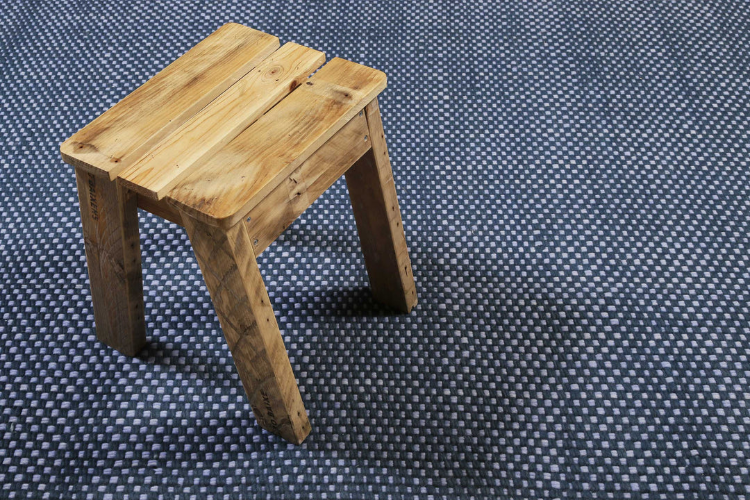 Casa Teppich blau Kurzflor rechteckig