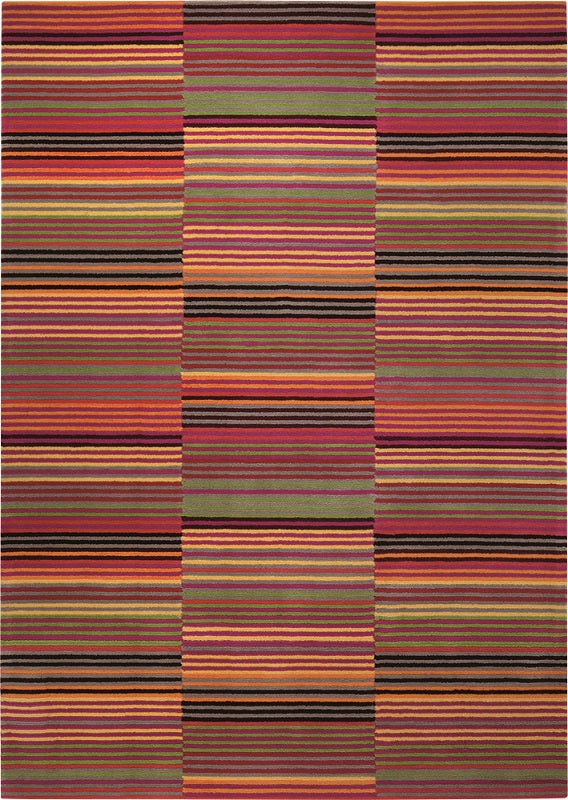 Colorpop Teppich rot Kurzflor rechteckig