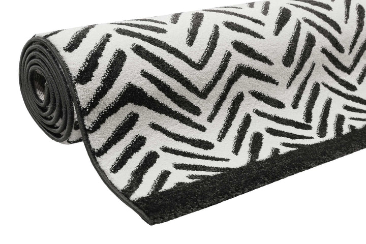 Congo Teppich weiß Kurzflor rechteckig