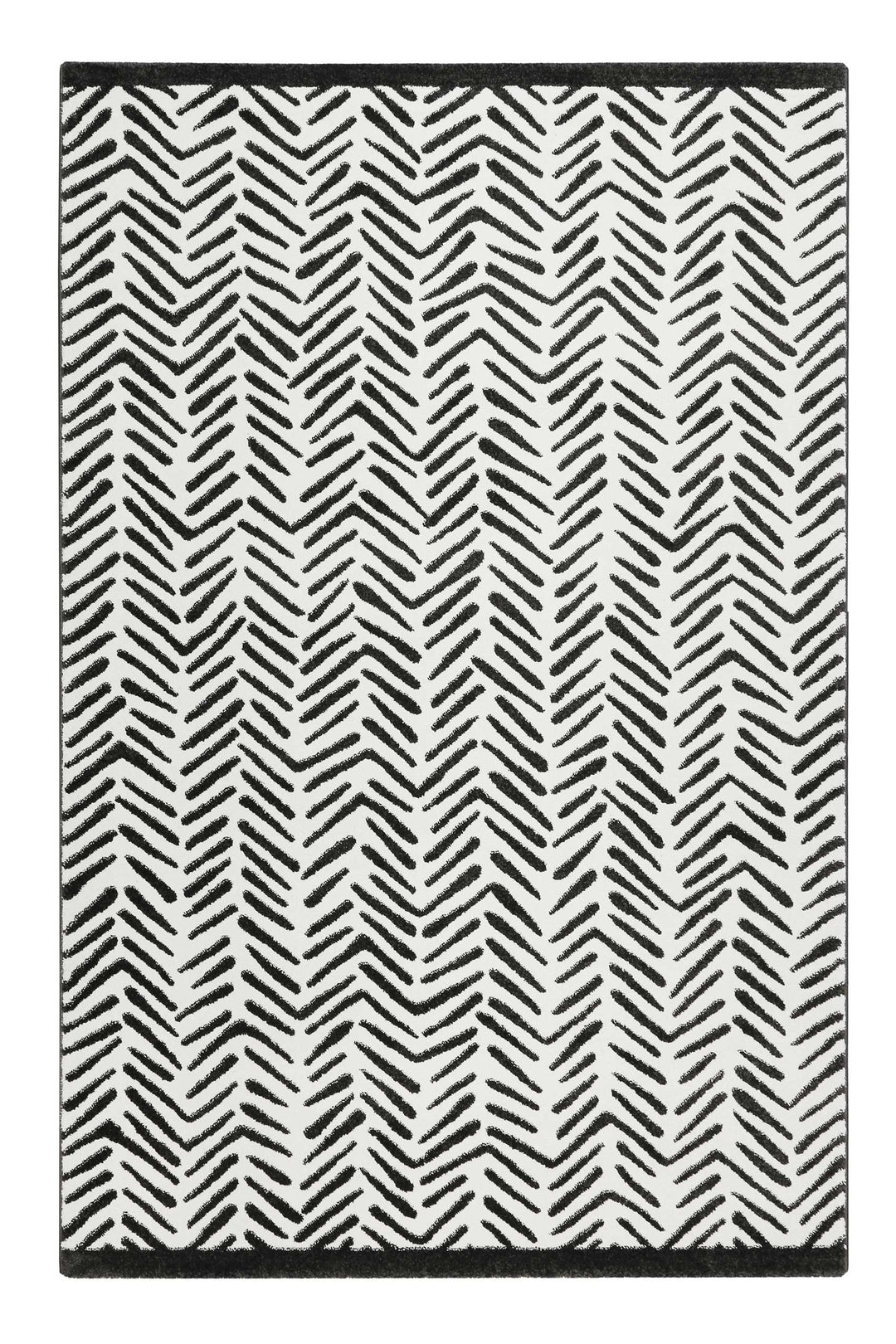 Congo Teppich weiß Kurzflor rechteckig