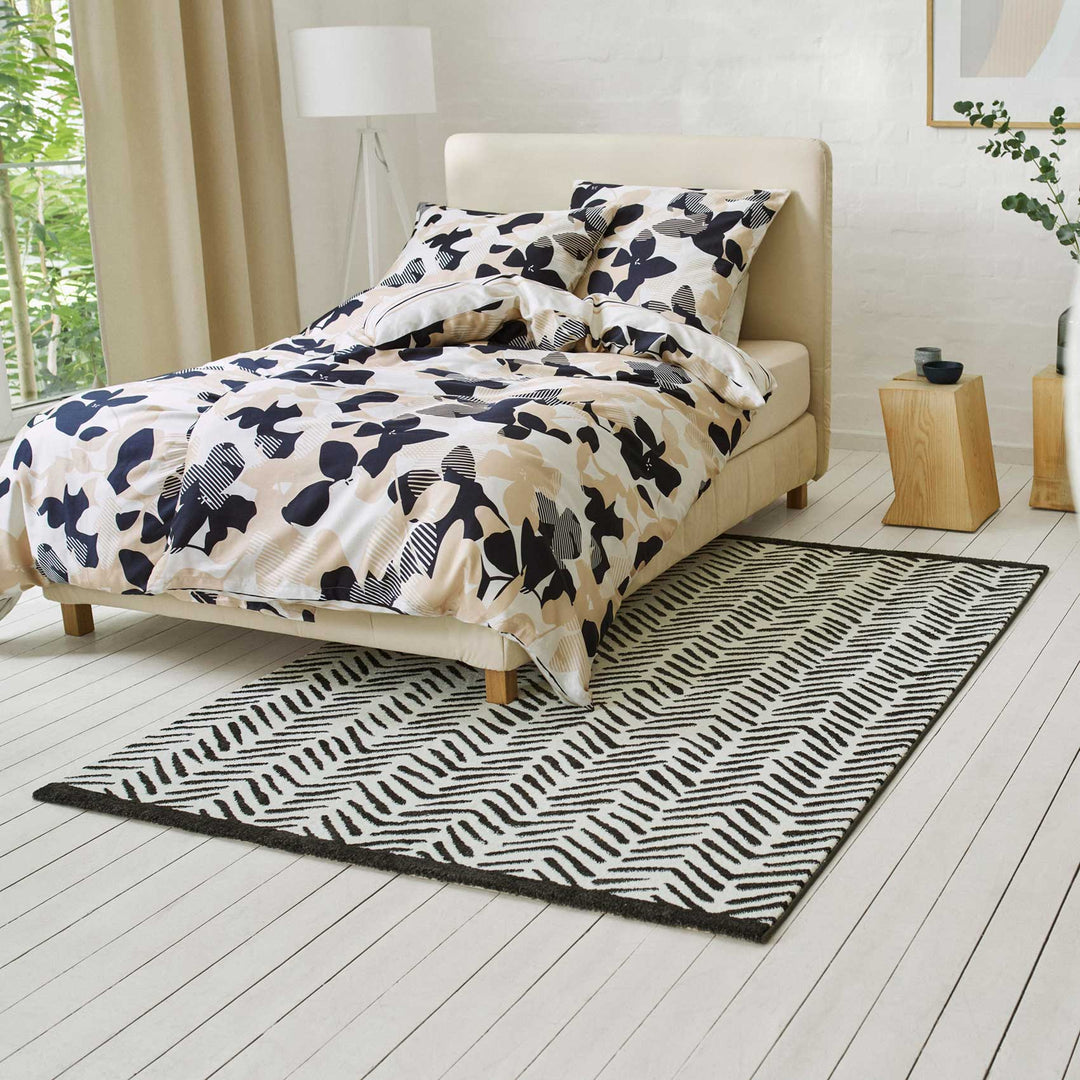 Congo Teppich weiß Kurzflor rechteckig