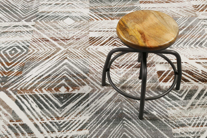 Cuba Teppich bunt Kurzflor rechteckig