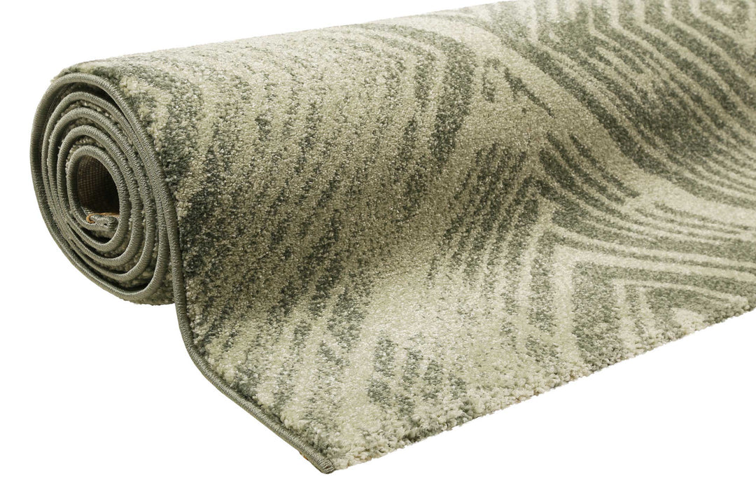 Cuba Teppich grün Kurzflor rechteckig