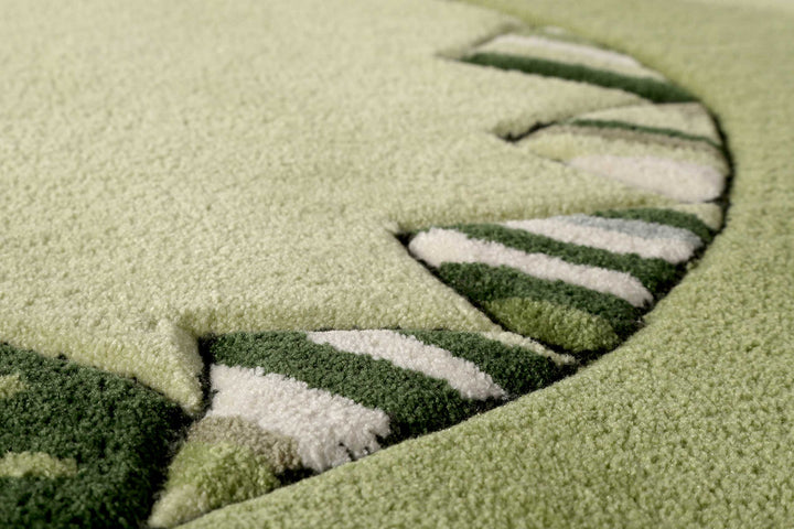 Dragon & castle Teppich grün Kurzflor rechteckig