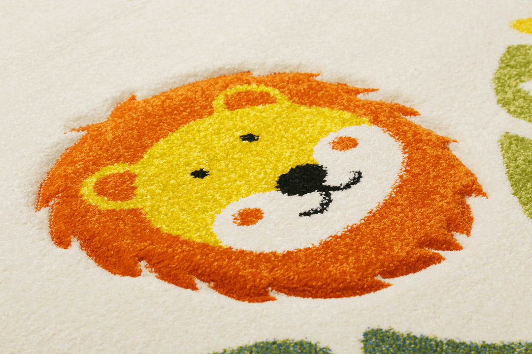 E-SAFARI Teppich beige Kurzflor rechteckig