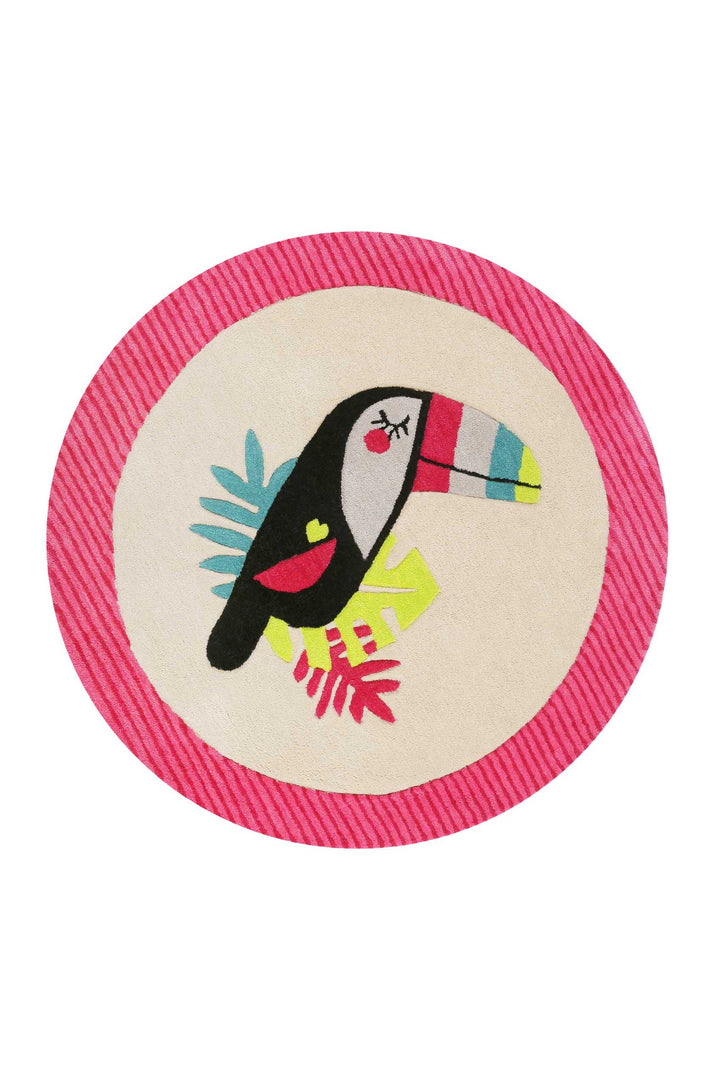 E-TOUCAN Teppich beige Kurzflor rechteckig