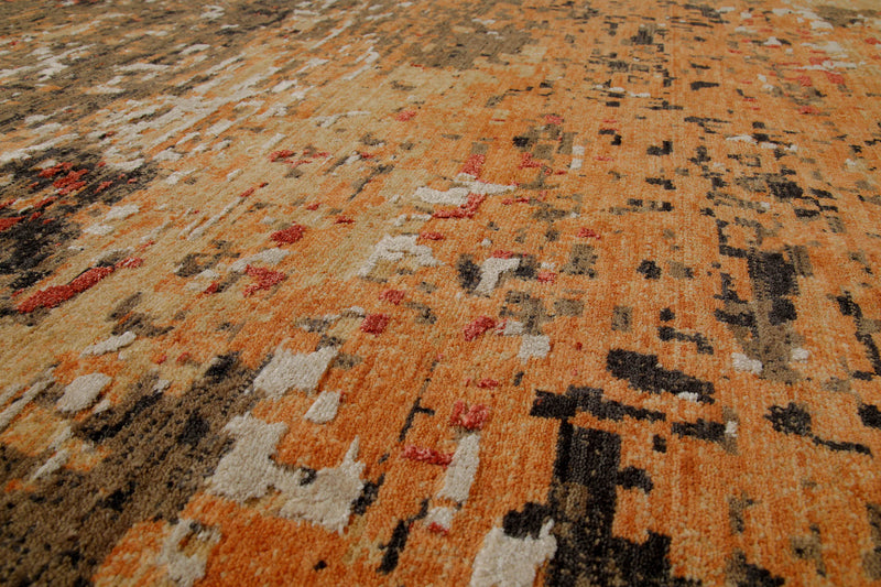 Esprit Kurzflor Teppich Orange aus Wolle » East Village «