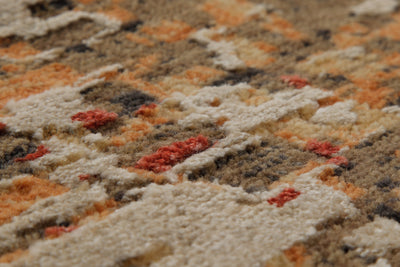 Esprit Kurzflor Teppich Orange aus Wolle » East Village «
