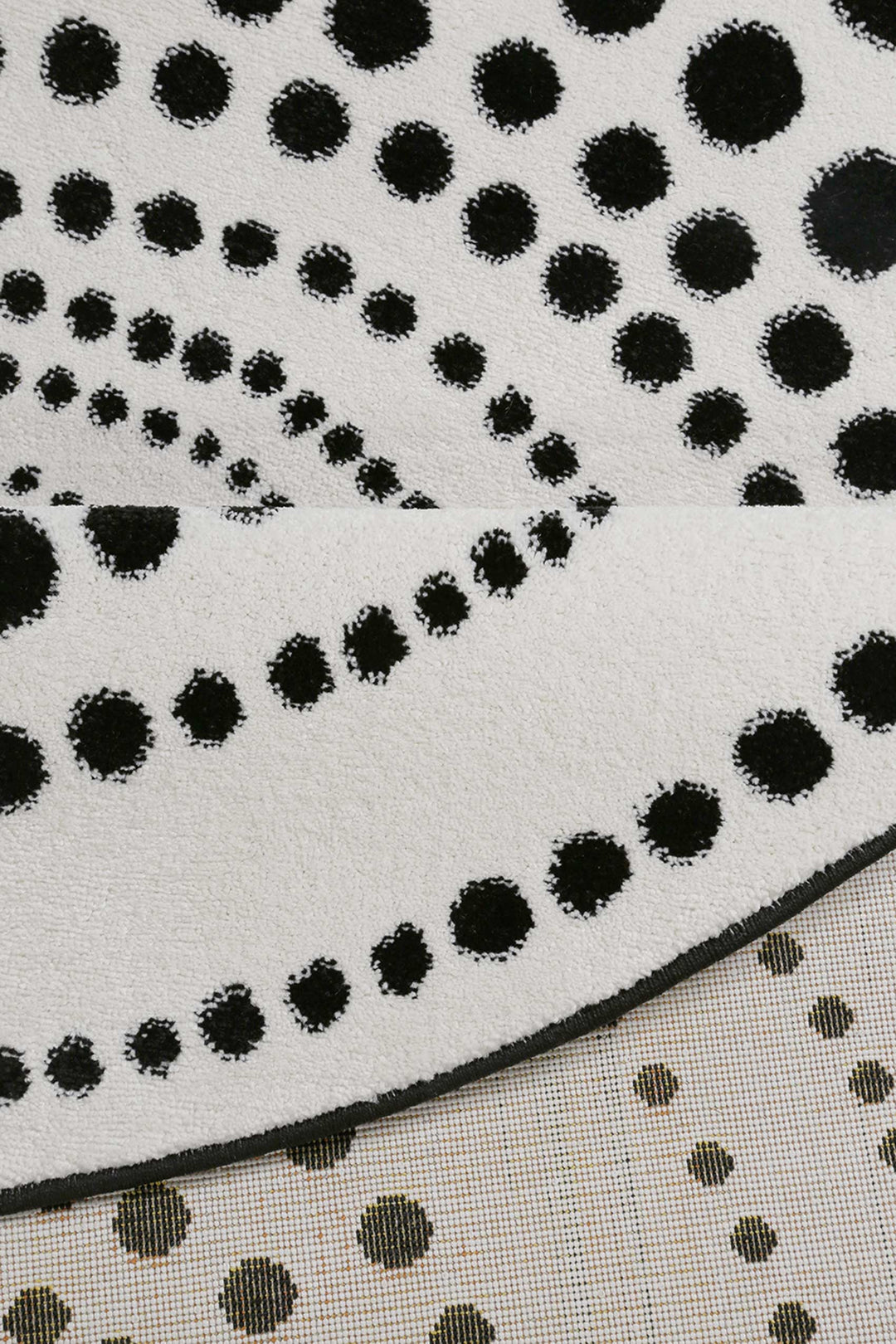 Eddy Teppich weiß Kurzflor rechteckig