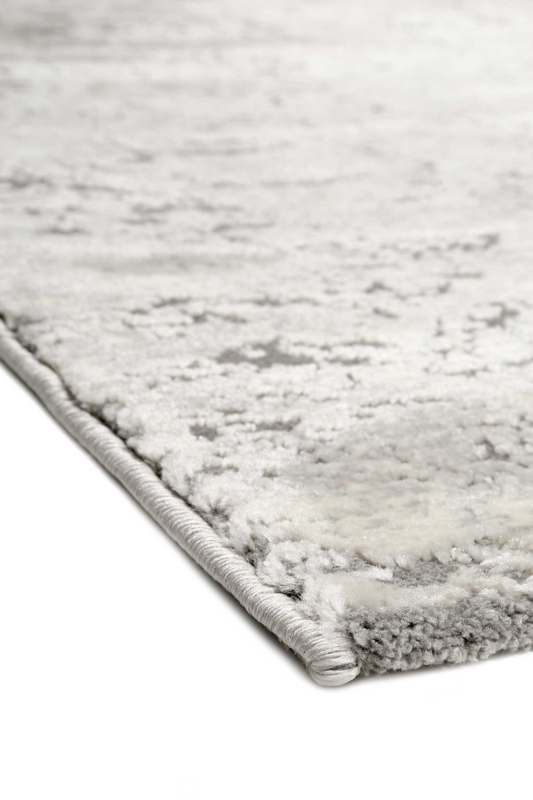 Elda Teppich grau Kurzflor rechteckig