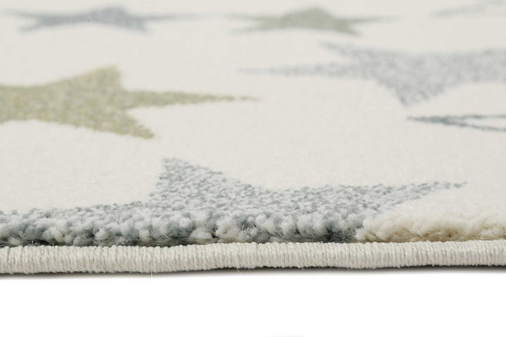 Esterya Teppich weiß Kurzflor rechteckig