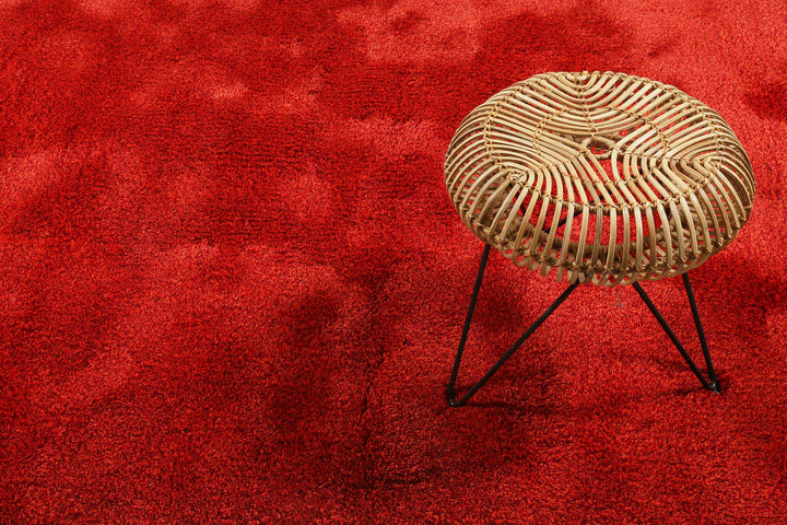 Ethnic Mix Teppich rot Hochflor rechteckig