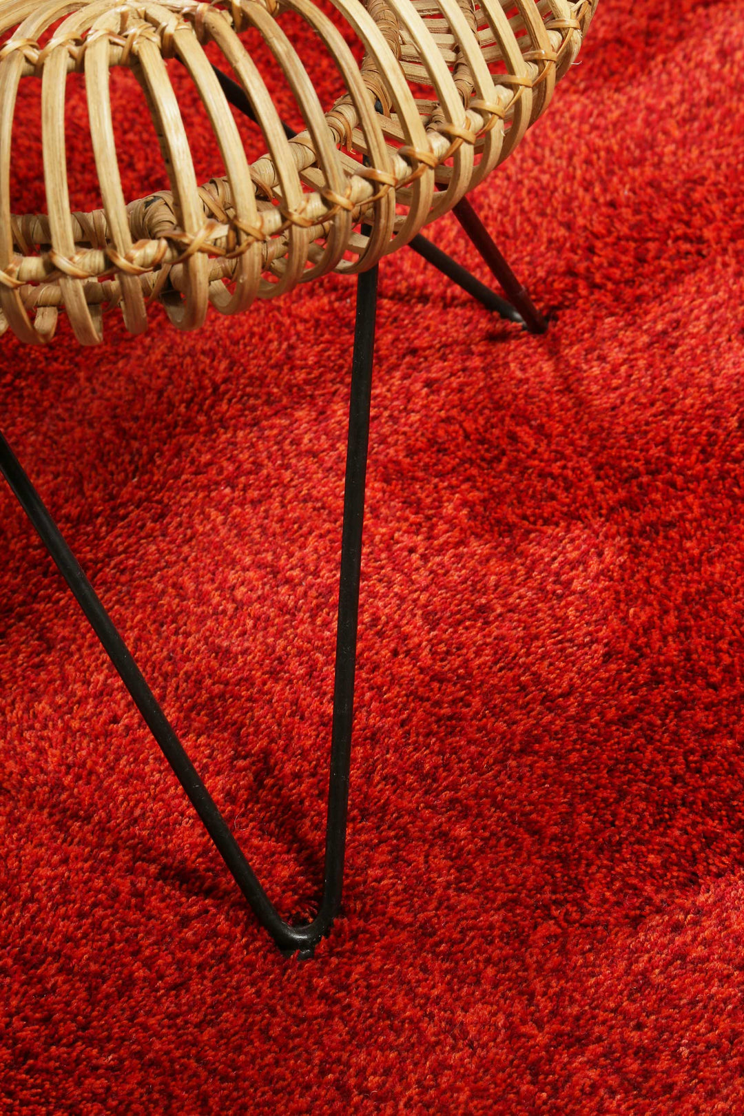 Ethnic Mix Teppich rot Hochflor rechteckig