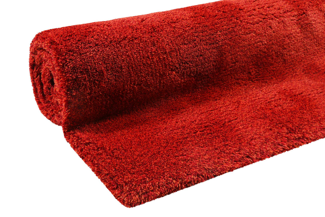 Ethnic Mix Teppich rot Hochflor rechteckig