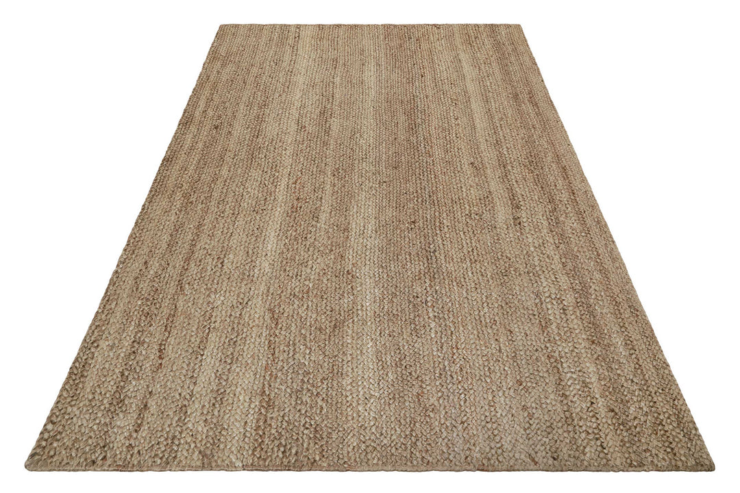 FEEL NATURE Teppich braun Kurzflor rechteckig