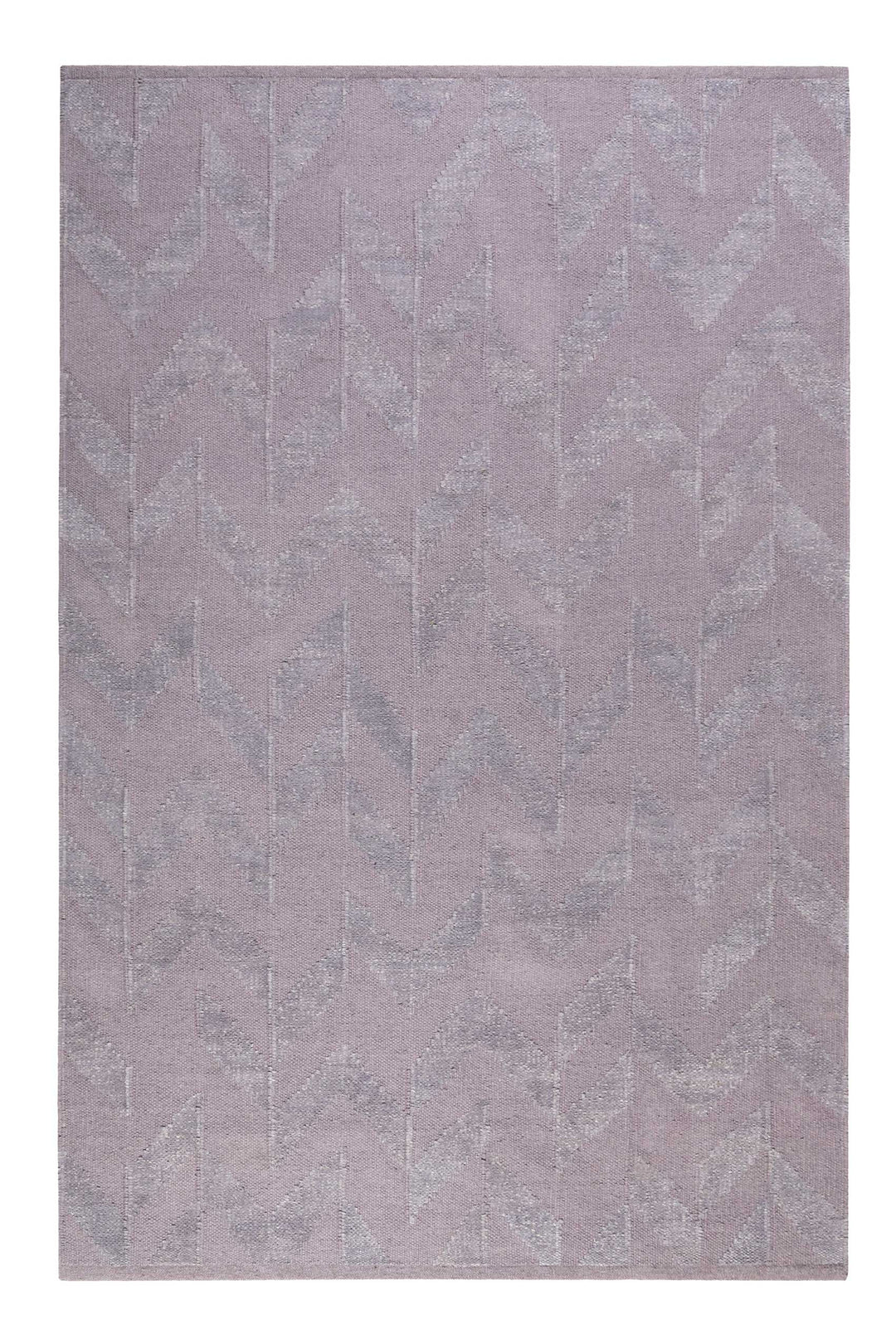 Feel4U Kelim Teppich grau Kurzflor rechteckig