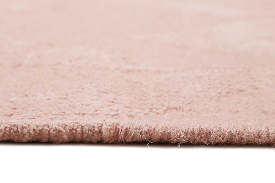 Feel4U Kelim Teppich rosa Kurzflor rechteckig