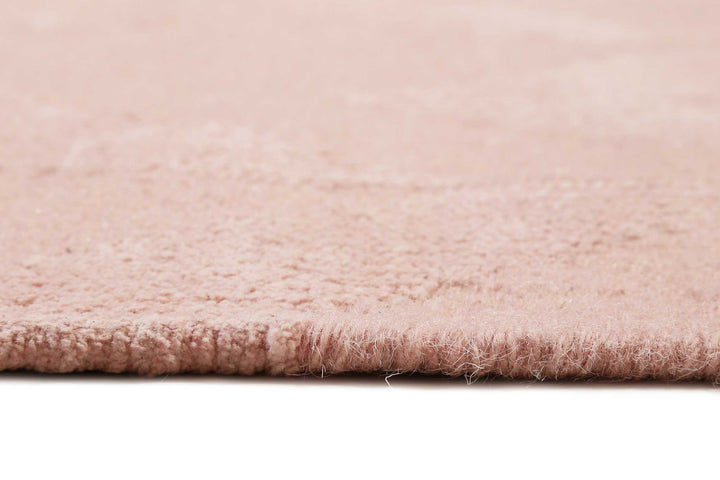 Feel4U Kelim Teppich rosa Kurzflor rechteckig